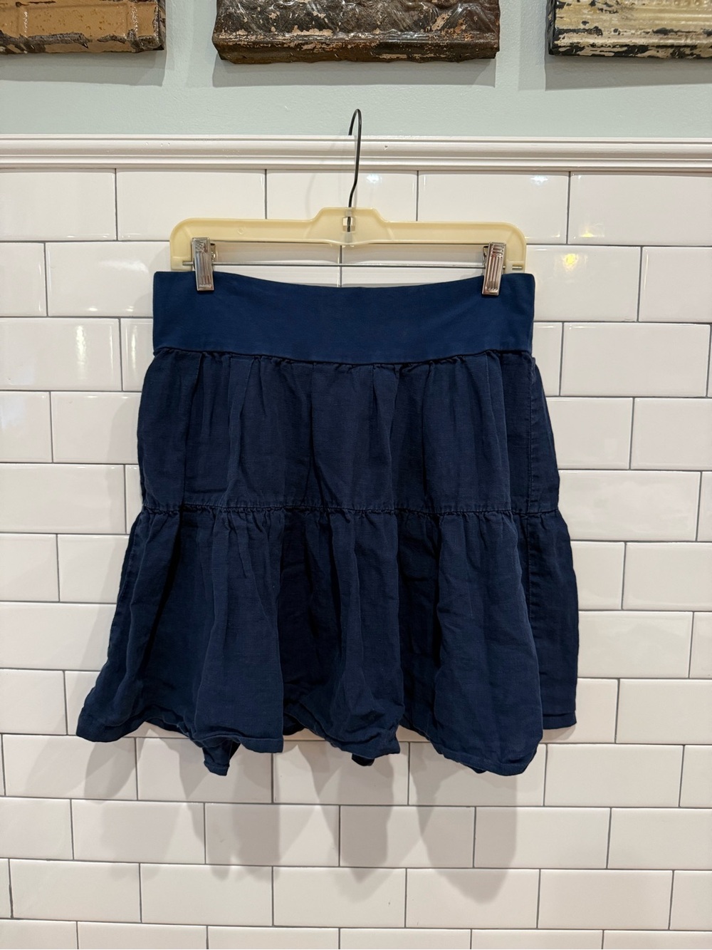 Archival vintage 2000s Odille by Anthropologie tiered ruffle skirt